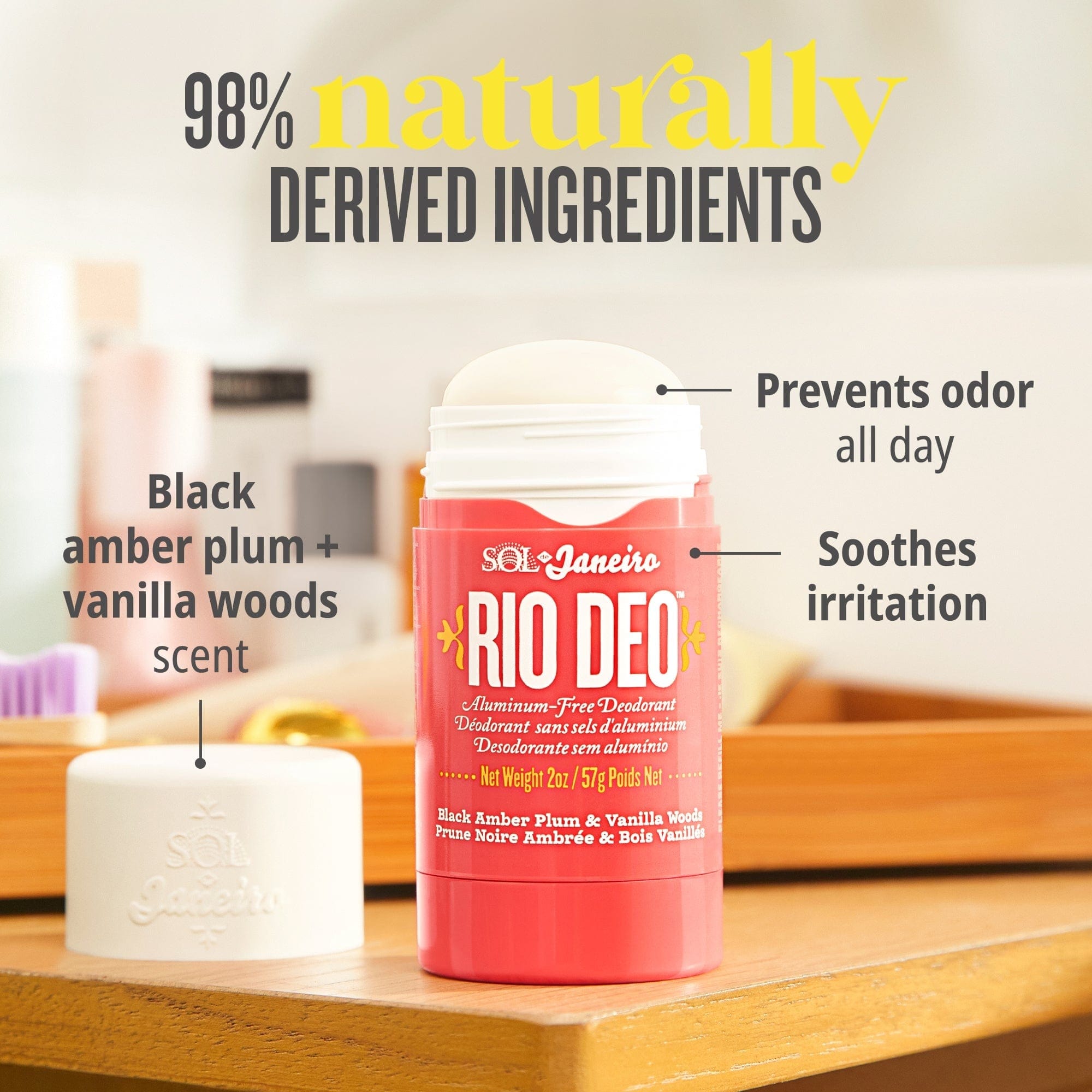 Rio Deo Aluminum-Free Deodorant Cheirosa 40 - Image 2